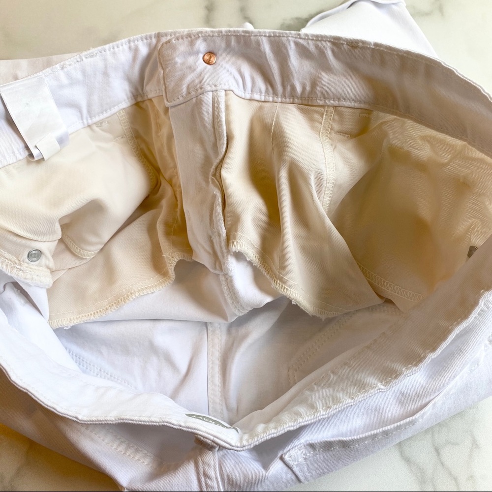 Old Navy White Jean Bermuda Shorts - Picture 8 of 9